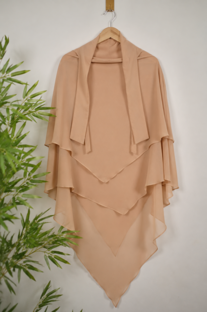 Skin three layer ready hijab