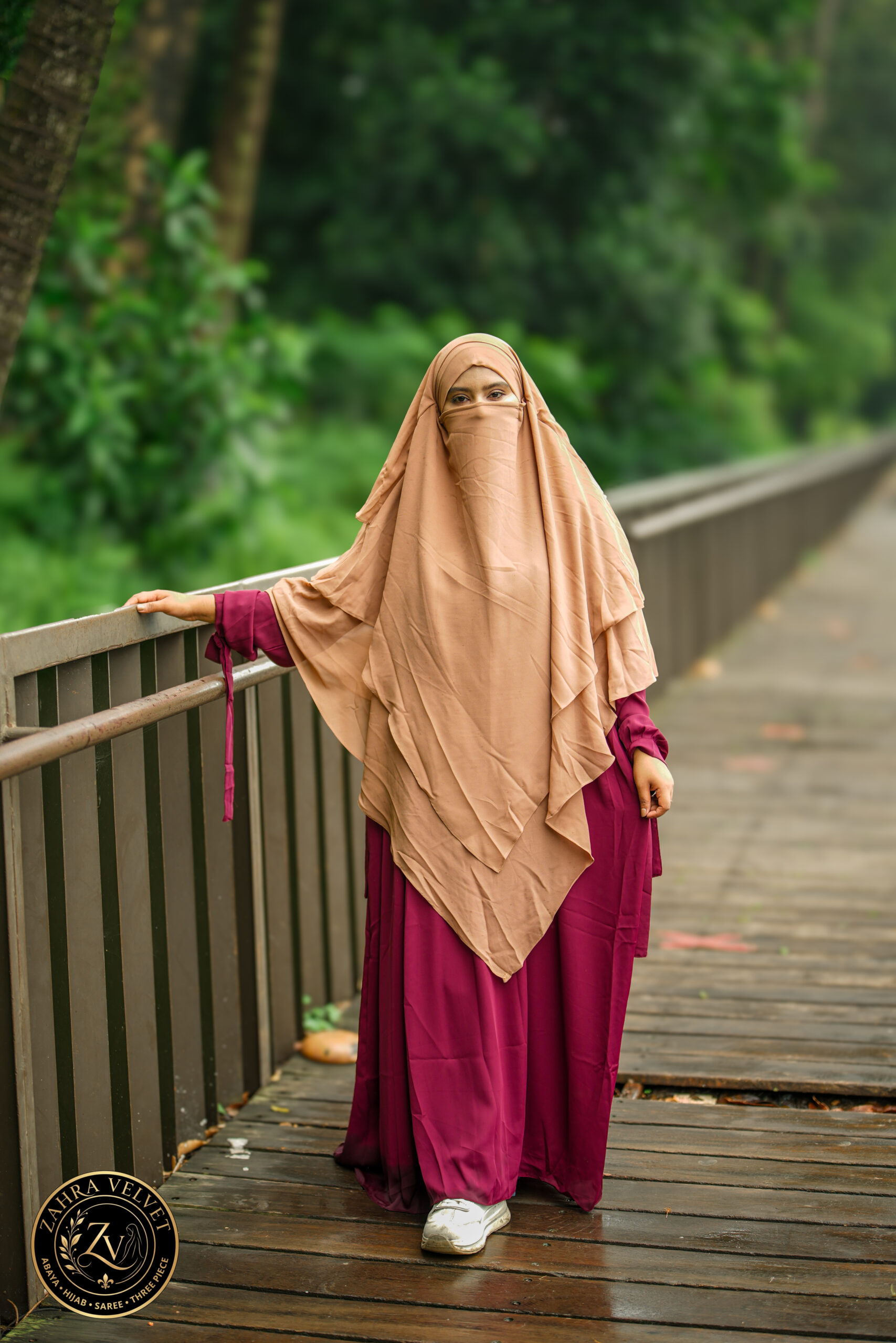 Skin three layer ready hijab - Image 4