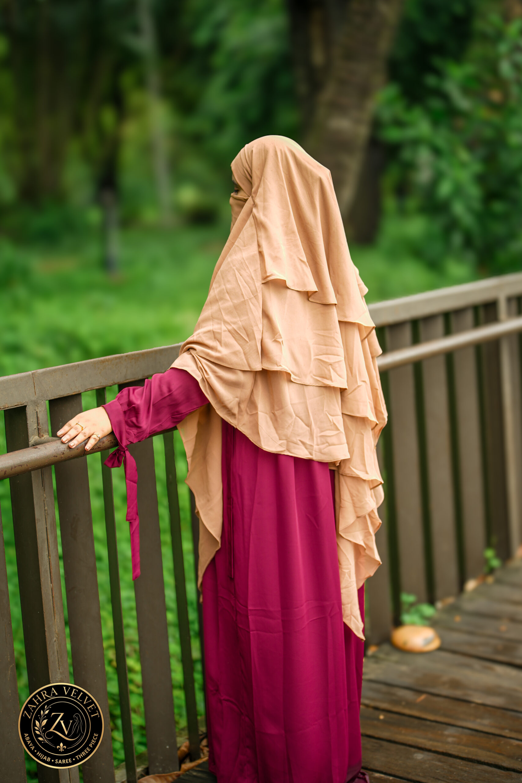 Skin three layer ready hijab - Image 3