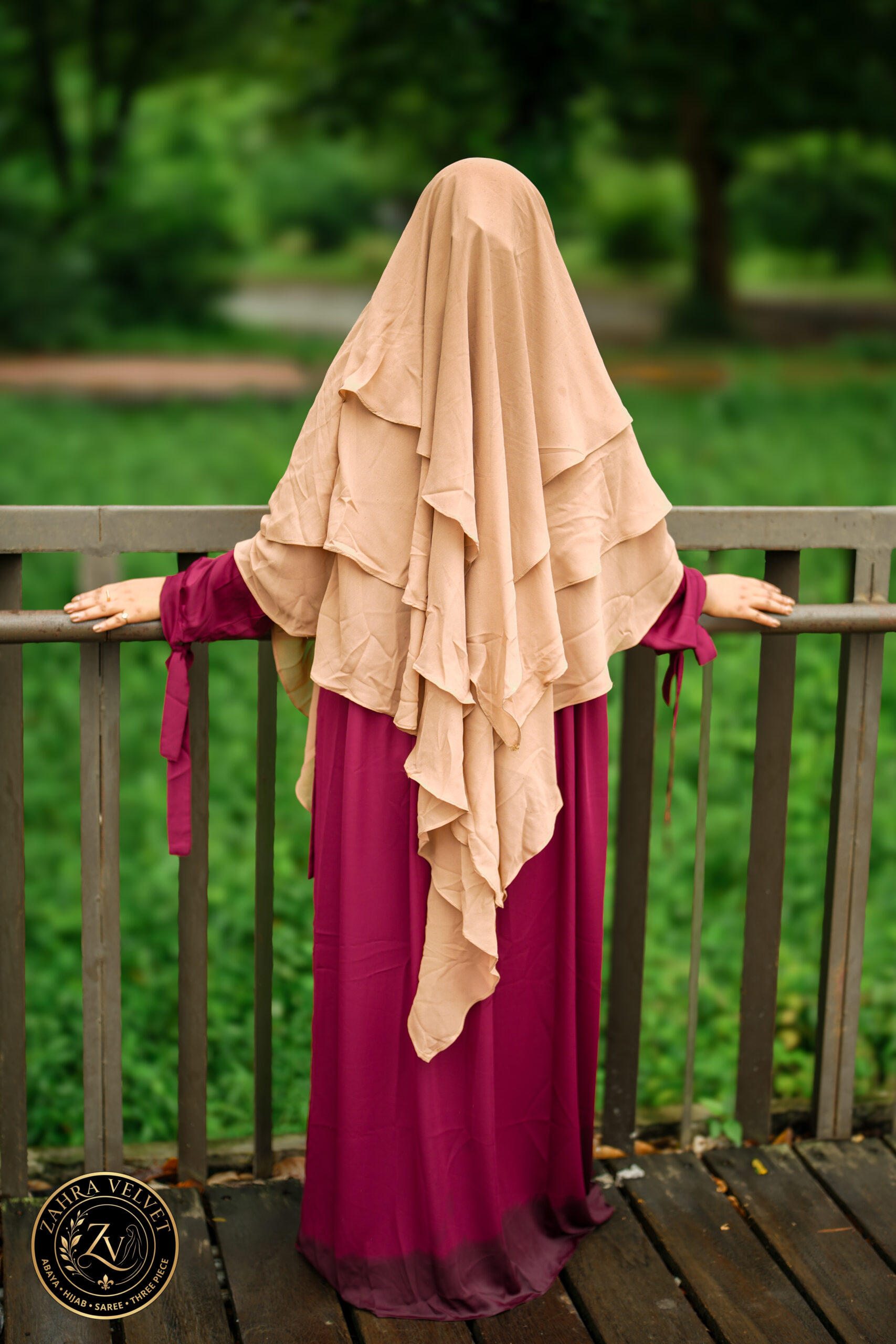 Skin three layer ready hijab - Image 2